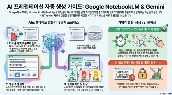 [이용호의 손에 잡히는 인공지능] 이제 PPT 작성도 구글인가? 제미나이와 노트북LM 기술자료 대표 이미지