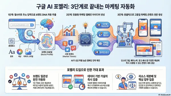 [이용호의 손에 잡히는 인공지능] 나만의 AI 마케팅 팀, 구글 포멜리 기술자료 대표 이미지