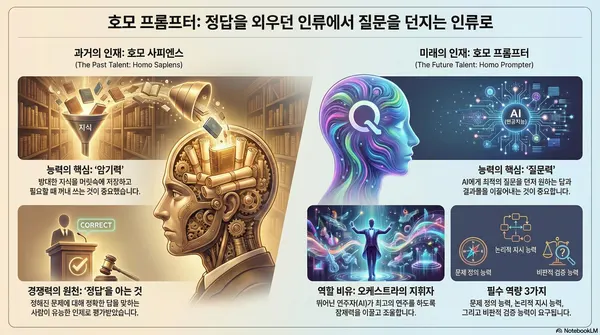 [이용호의 손에 잡히는 인공지능] 호모 프롬프터. 정답을 외우던 인류에서 질문을 던지는 인류로 기술자료 대표 이미지
